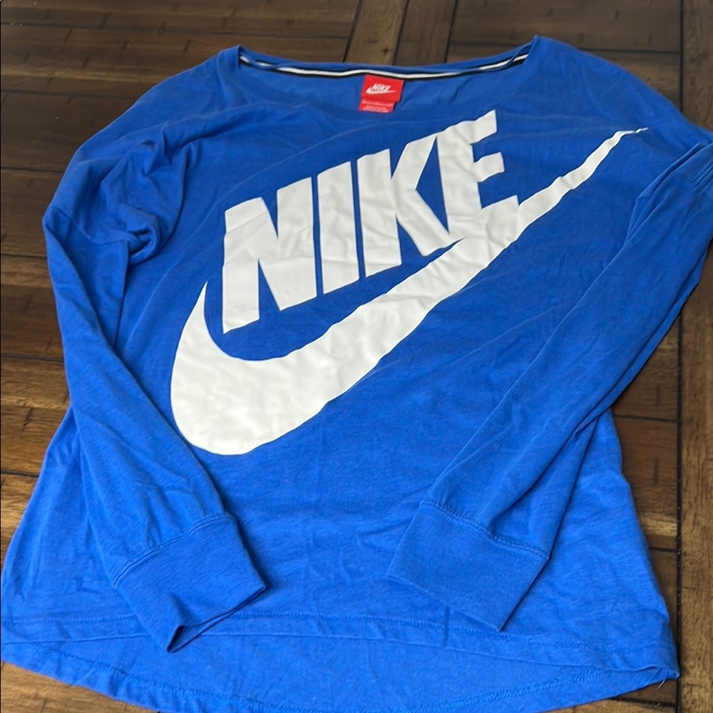 Nike Royal Blue Long Sleeve Tee